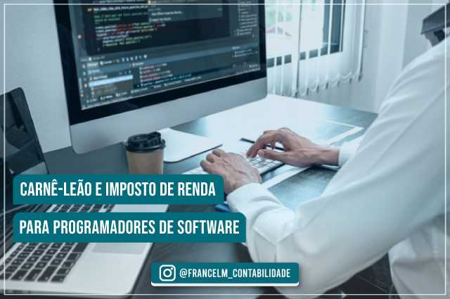 Carnê-leão e Imposto de renda para Programadores de Software